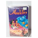 Sealed Black Diamond Disney VHS Tapes – Lot of 3: The Great Mouse Detective, 101 Dalmations, and Aladdin