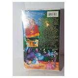 Sealed Black Diamond Disney VHS Tapes – Lot of 3: The Great Mouse Detective, 101 Dalmations, and Aladdin