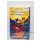 Sealed Black Diamond Disney VHS Tapes – Lot of 3: The Great Mouse Detective, 101 Dalmations, and Aladdin