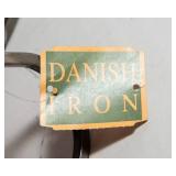 Danish Iron Sconces & Metal Wall Hanging – 3 Pieces