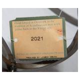 Danish Iron Sconces & Metal Wall Hanging – 3 Pieces