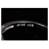 Opal 10K White Gold Ring – Size 7