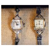 Lot of Two Vintage Skinny Metal Watches – Bulova & Wittnauer