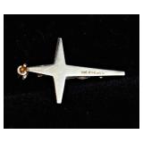 Two Cross Pendants – 925 Silver & 14K Gold