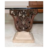 Heavy Glass Top Dining Table – 96" x 45"