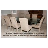 Heavy Glass Top Dining Table – 96" x 45"