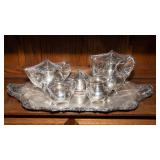 Silverplate Tray Serve Set – Ascot Sheffield Design by Community