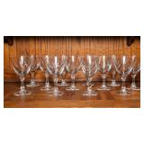 Fostoria Wine Glasses – Set of 12, Possibly Crystal