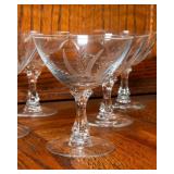 Fostoria Sherbert Glasses – Set of 12, Possibly Crystal