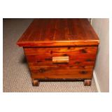 Vintage Handmade Cedar Chest – 48" x 20" x 18"