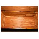 Vintage Handmade Cedar Chest – 48" x 20" x 18"