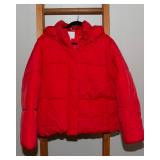 A New Day XXL Red Zip-Up Puffer Jacket – New Without Tags