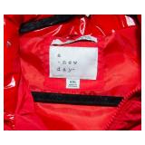 A New Day XXL Red Zip-Up Puffer Jacket – New Without Tags