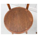 Two Wooden Bistro Chairs