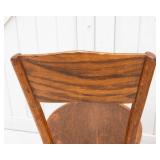 Two Wooden Bistro Chairs