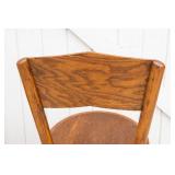 Two Wooden Bistro Chairs