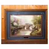 "Hometown Bridge" by Thomas Kinkade – Signed, Numbered Artist Proof