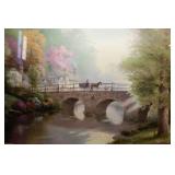 "Hometown Bridge" by Thomas Kinkade – Signed, Numbered Artist Proof