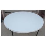 60" Diameter Lifetime Folding Round Table