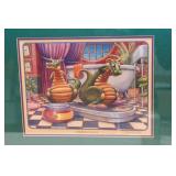 Randal Spangler Framed & Matted Dragon Prints – Set of 2- Artist Proof and Limited Edition
