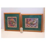 Randal Spangler Framed & Matted Dragon Prints – Set of 2- Artist Proof and Limited Edition