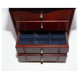 Set of Two Jewelry Boxes – 10.5" Tall