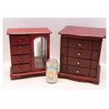 Set of Two Jewelry Boxes – 10.5" Tall