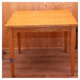 Set of Two Wooden Work Tables – 36" x 36" x 29.5"