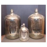 Glass Carboys and Jug – Set of 3