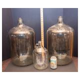 Glass Carboys and Jug – Set of 3