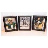 Set of 3 Framed Green Bay Packers Photos