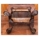 Wooden Decorative Stool – 17" x 15" x 14.5"