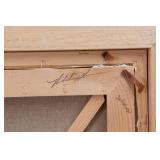 Handpainted Italian Artwork on Canvas – 27.5" x 19.5"