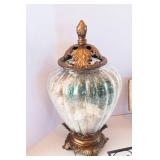 Miscellaneous Home Decor Lot – Tray, Potpourri Jar & Mangia Sign