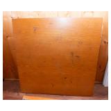 Set of Two Wooden Work Tables – 36" x 36" x 29.5"