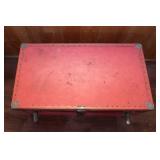 Vintage Red Trunk – 31" x 16.5" x 15.5"