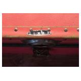 Vintage Red Trunk – 31" x 16.5" x 15.5"