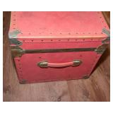 Vintage Red Trunk – 31" x 16.5" x 15.5"