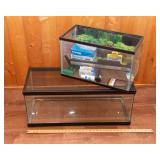 Fish and Amphibian Tanks – 2-Piece Lot