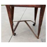 Set of 2 Galvanized Wash Basins on Stands