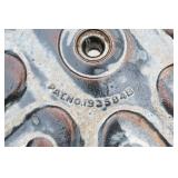 Set of 2 Galvanized Wash Basins on Stands