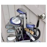 Women’s Golf Clubs, Bag & Bag Boy Push/Pull Cart