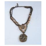 Mixed Jewelry Lot – Gold Tone, Silver Tone & Pendant Pieces