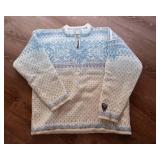 Dale of Norway Team Norge 2002 Quarter-Zip Sweater – Size Large, 100% New Wool