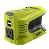 RYOBI 18V ONE+ 150-Watt Portable Battery Inverter Power Source (Tool Only)  Customer Returns See Pictures
