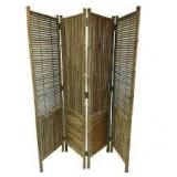 Master Garden Products BSC-98 Self Standing Divider Bamboo Screen, 72 x 72 Tan   Customer Returns See Pictures
