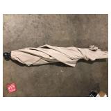 Hampton Bay 6.5 ft. x 10 ft. Aluminum Market Tilt Patio Umbrella in Riverbed   Customer Returns See Pictures