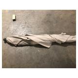 Hampton Bay 6.5 ft. x 10 ft. Aluminum Market Tilt Patio Umbrella in Riverbed   Customer Returns See Pictures