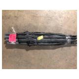 10 Pieces of FIRM GRIP 5 ft. Golf Umbrella in All Black  Customer Returns See Pictures