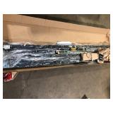 PEAK Modular Fencing Matte Black Aluminum 1x6 Wood Board Bracket for an Outdoor Privacy Fence System  Customer Returns See Pictures